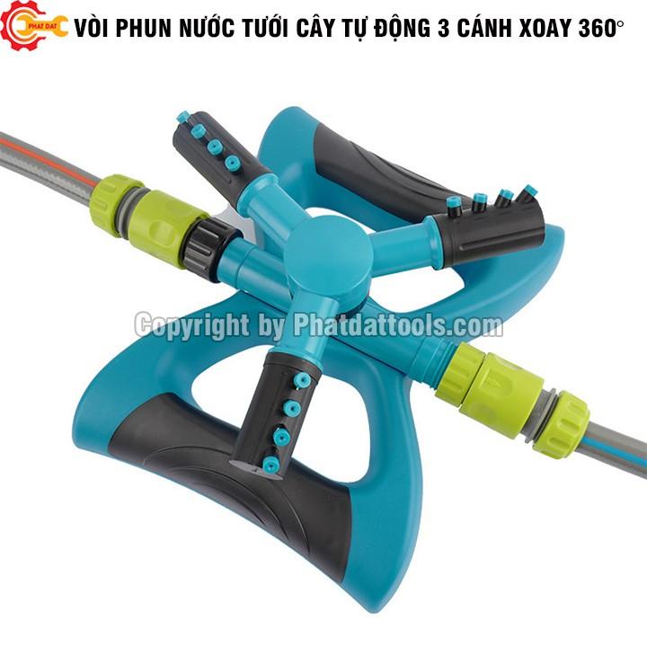 Vòi Phun Nước Tưới Cây Tự Động 3 Cánh