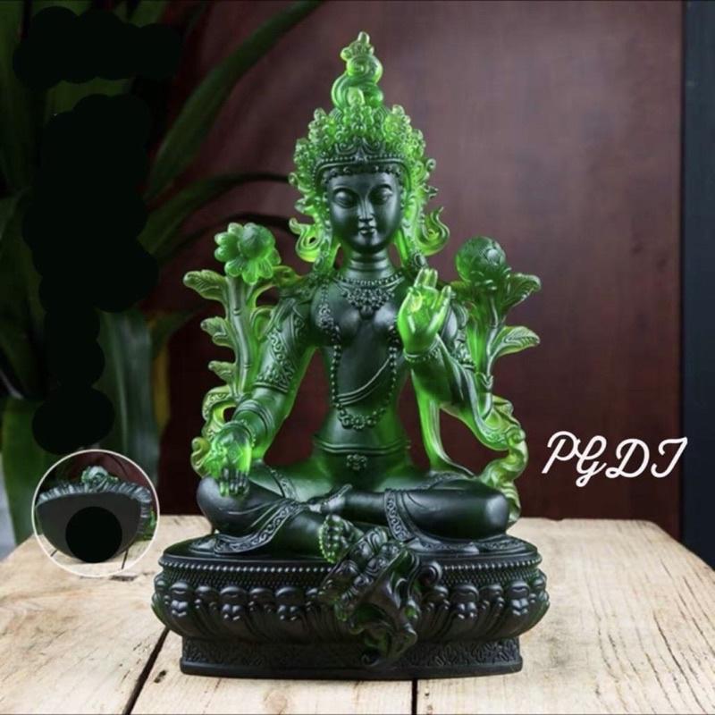 Tôn tượng Green Tara Lục độ mẫu liuli