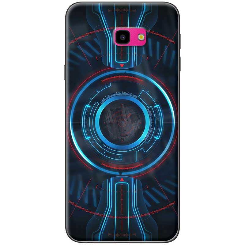 Ốp lưng dành cho Samsung J4+ mẫu Vòng tròn xanh