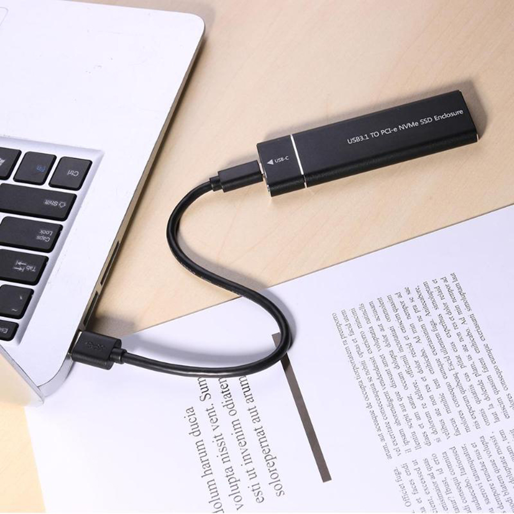 USB3.1 Loại C Sang M.2 M Key NVMe SSD Tốc Độ Cao 10GbPS
