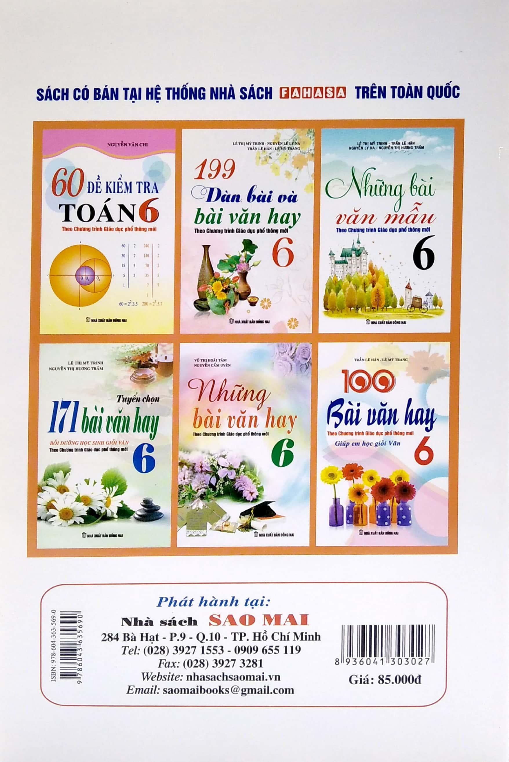 Những Bài Văn Hay 6 (Theo Chương Trình Giáo Dục Phổ Thông Mới)