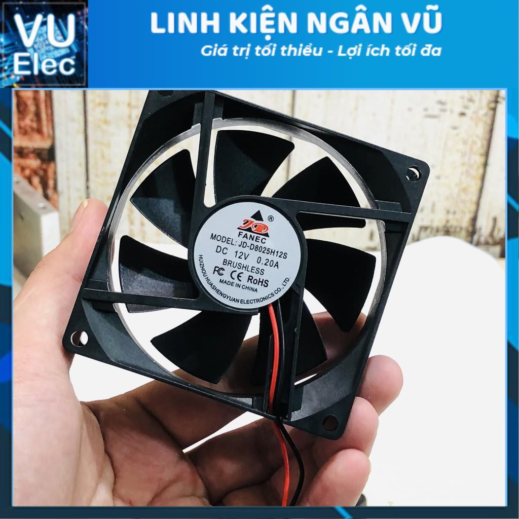 Bộ Quạt Tản Nhiệt Hút Khói Hàn 12V Quạt Tản Nhiệt, Quạt Máy 12V Cho Máy Tính, Thú Cưng, Bể Cá