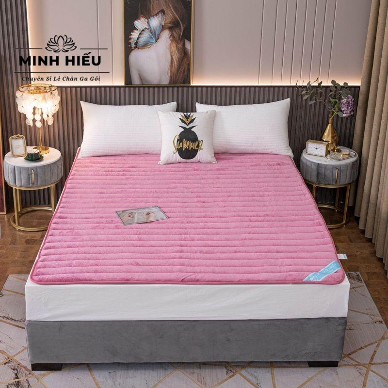 Thảm nỉ trải giường BED MATS - Nệm Trải Giường Đa Năng Bông Tấm Ảnh Thật