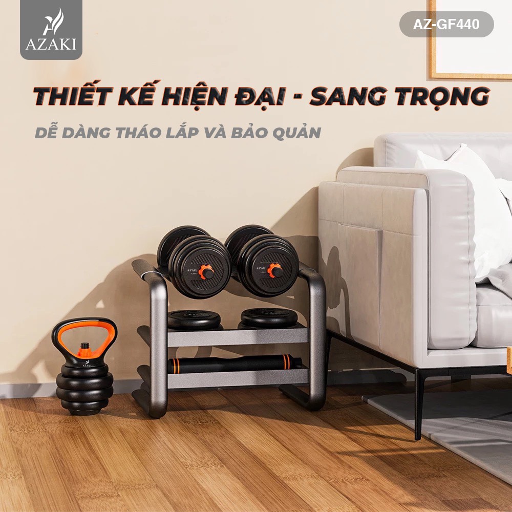 Bộ Tạ Đa Năng 40Kg Azaki GF440