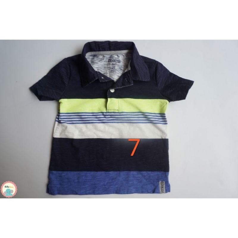 Áo thun có cổ Polo xuất dư bé trai