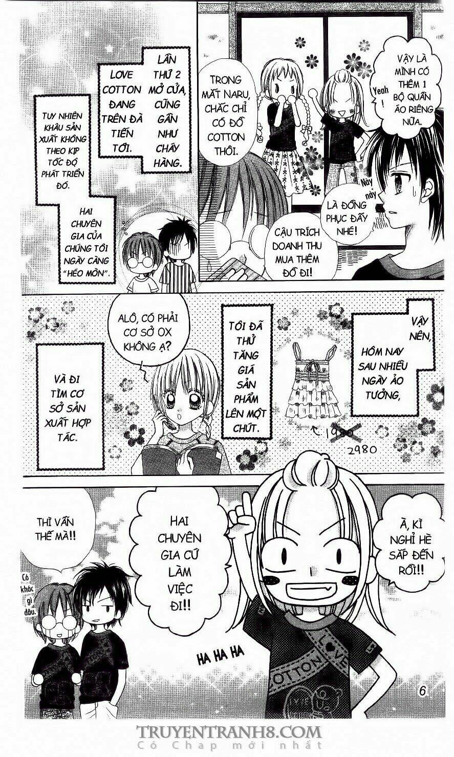 tiệm thời trang, love cotton chapter 7 3