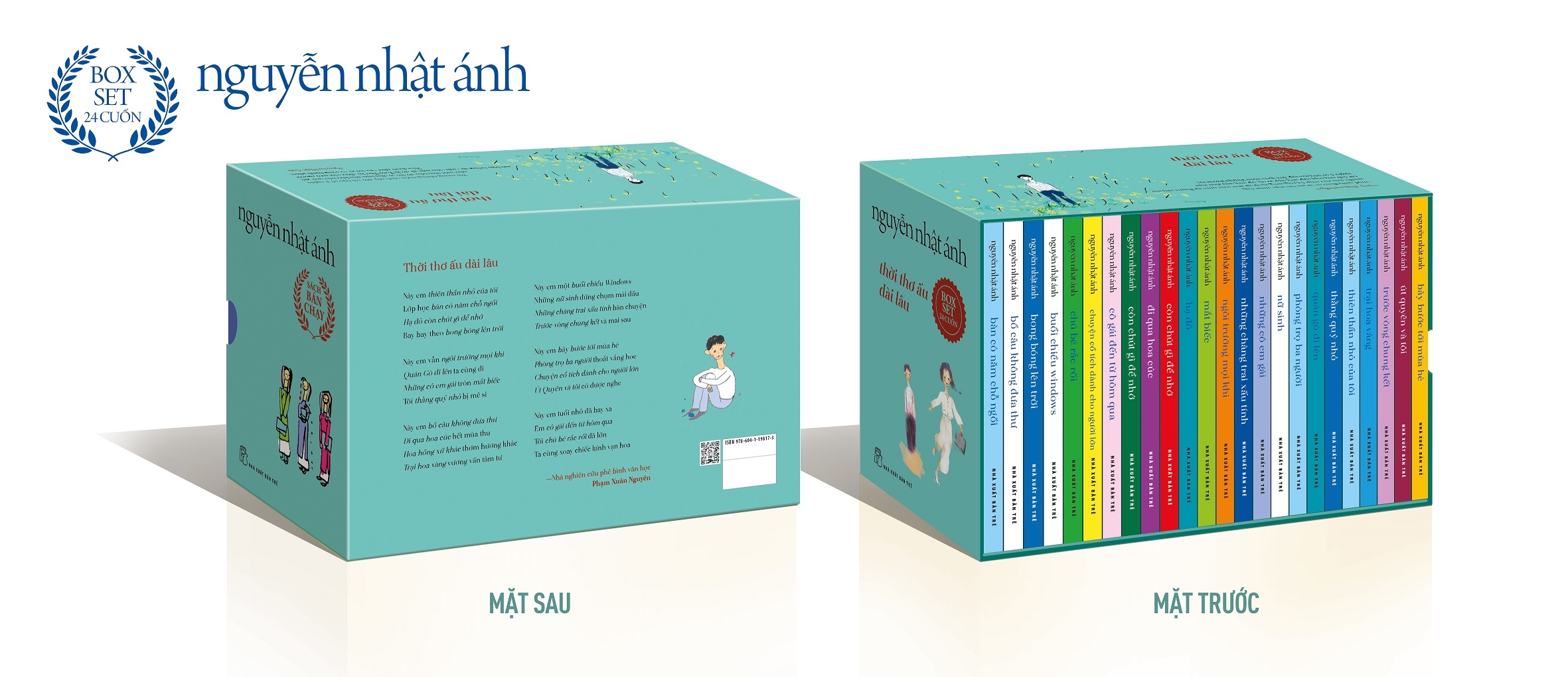 PRE-ORDER-Thời Thơ Ấu Dài Lâu - Nguyễn Nhật Ánh - Boxset 24 Cuốn - Phiên Bản Tươi Mới