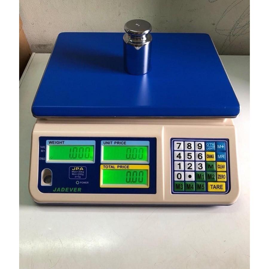 Cân siêu thị JPA- 30kg - cân tính tiền
