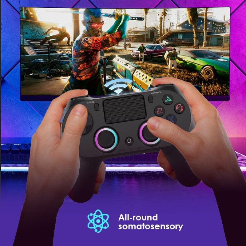 Gamepad Tay Game Không dây Bluetooth CM58 hall effect cho máy tính - điện thoại - máy tính bảng hàng nhập khẩu