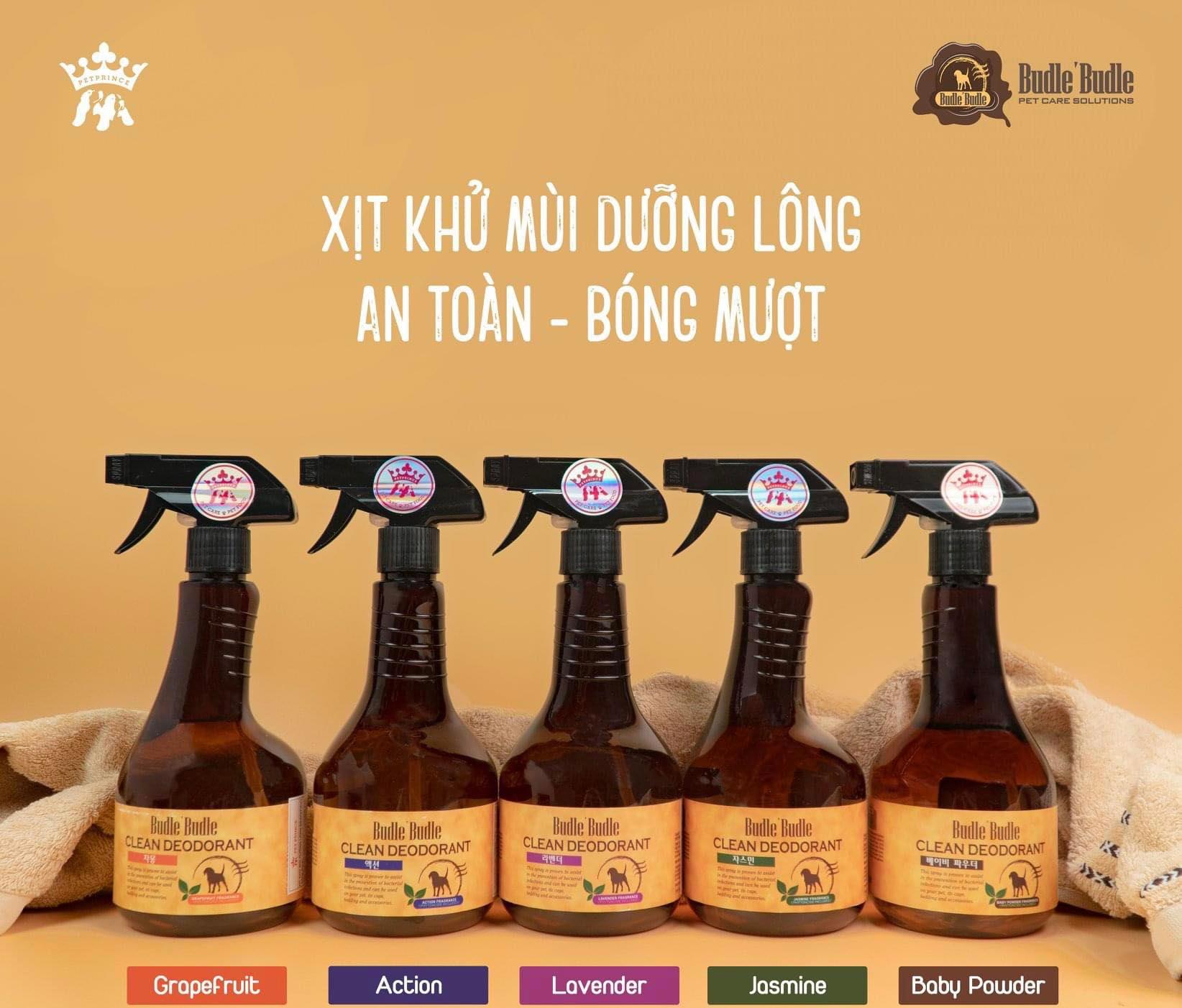 Xịt khử mùi dưỡng lông Hàn Quốc Budle