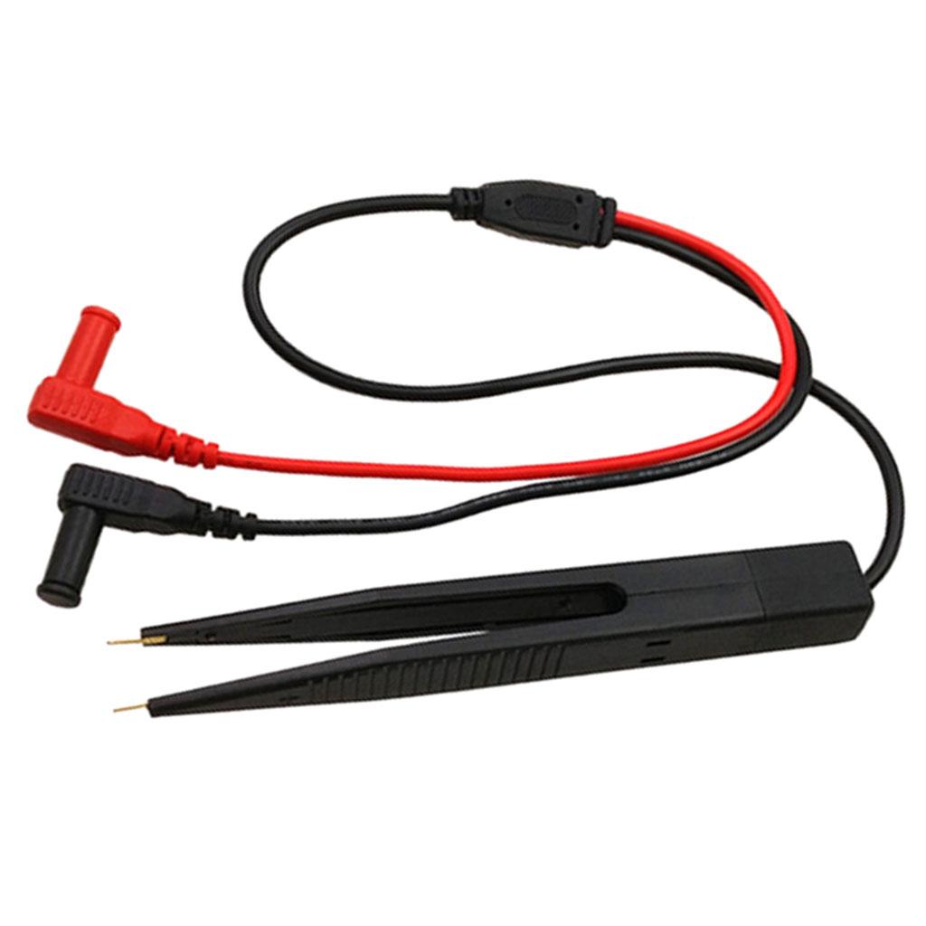 SMD Chip Test Clip Probe Multimeter Tweezer Capacitor Resistance Tools