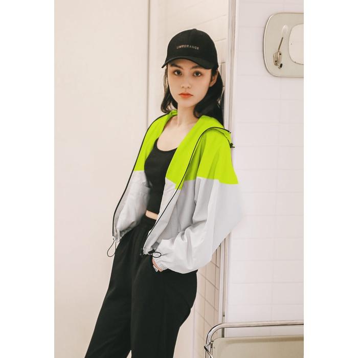 ÁO KHOÁC NỮ LIMEORANGE CROP WIND STOPPER-RO21737401