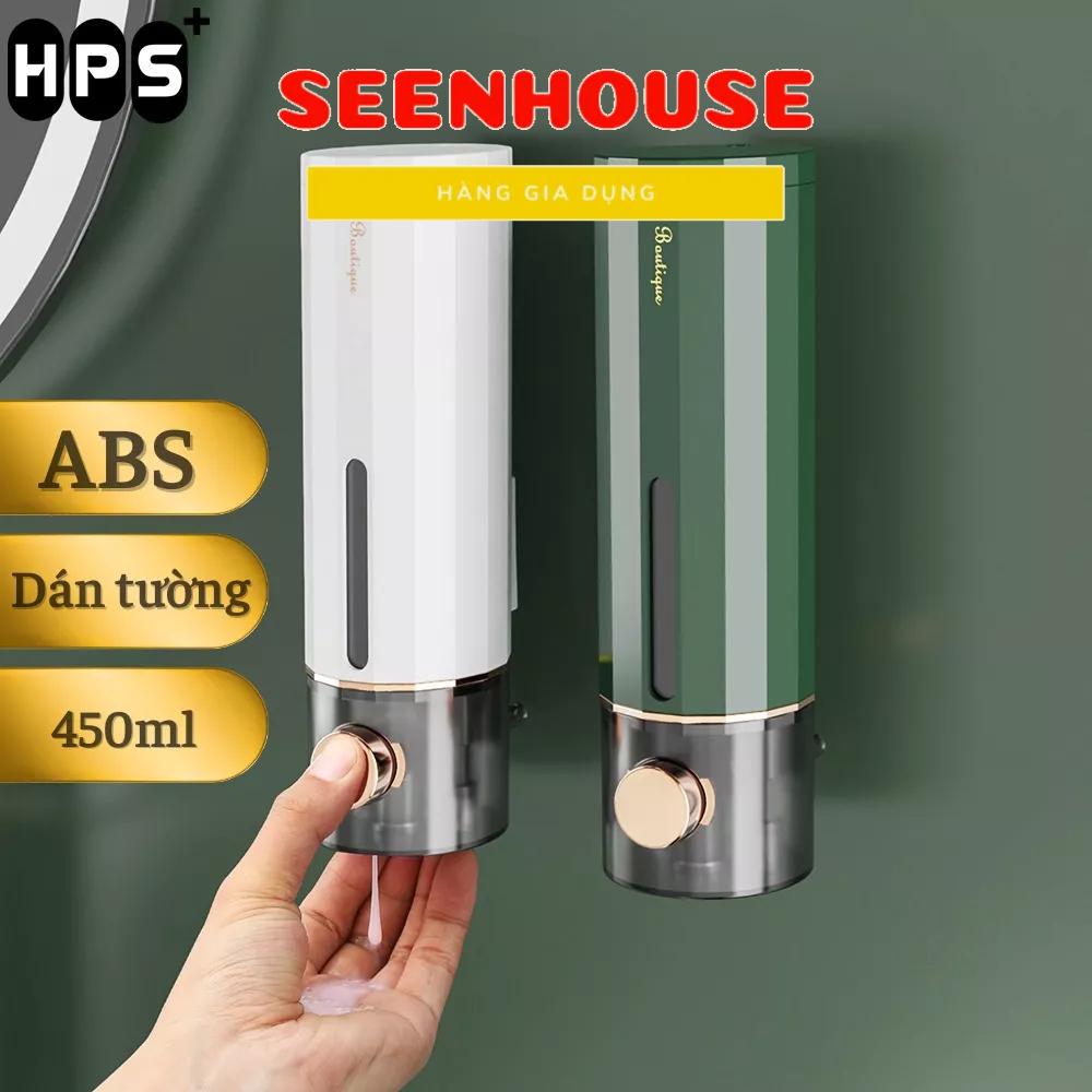 Hộp Đựng Nước Rửa Tay, Dầu Gội Đầu - Bình Đựng Gel Sữa Tắm Đa Năng Gắn Tường 450ml Cho Phòng Tắm Nhà Vệ Sinh, Khách Sạn