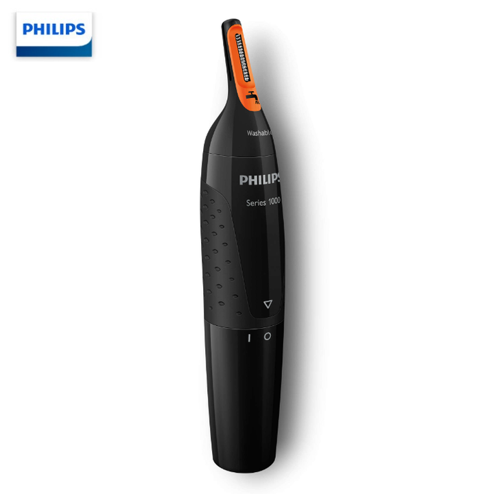 Máy tỉa lông mũi và tai Philips NT1150 rãnh cắt sắc bén và có độ chính xác cao - Hàng Nhập Khẩu