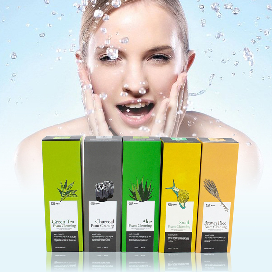 Sữa rửa mặt trà xanh giảm thâm, ngừa mụn Benew Hàn Quốc 100ml + Móc khoá