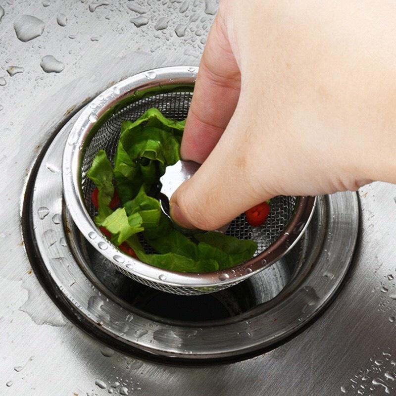 Lưới Inox Lọc Rác, Lưới Lọc Rác Bồn Rửa Chống Tắc Nghẽn Không Gỉ