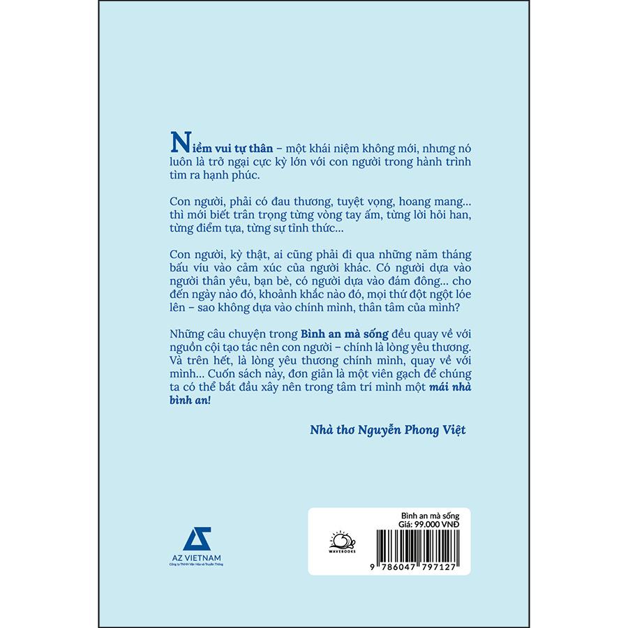 Cuốn sách: Bình An Mà Sống