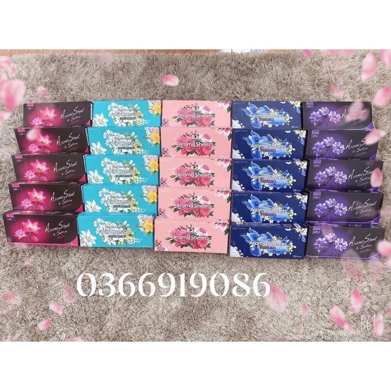 Combo 5 hộp giấy thơm Aroma sheet cho máy giặt khô LG Styler
