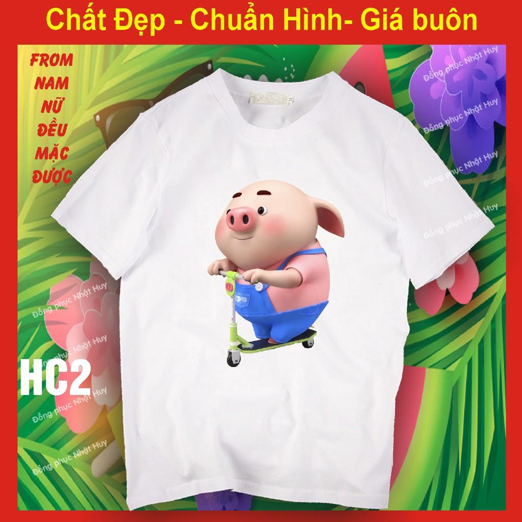 Áo thun heo con ngộ nghĩnh dễ thương 14