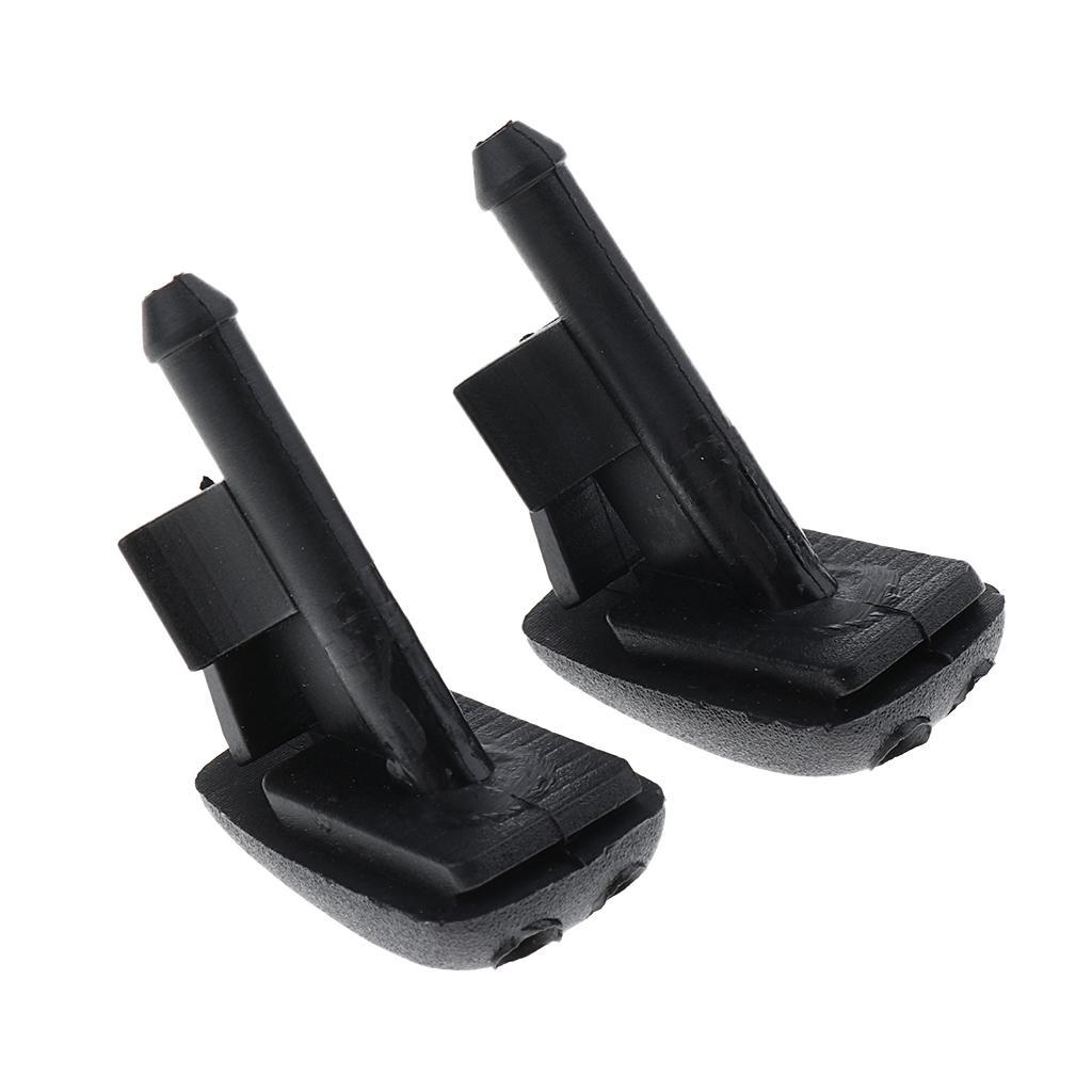 2PCs Windshield Wiper Water Spray Jet Washer Nozzle for E90 E60 E46