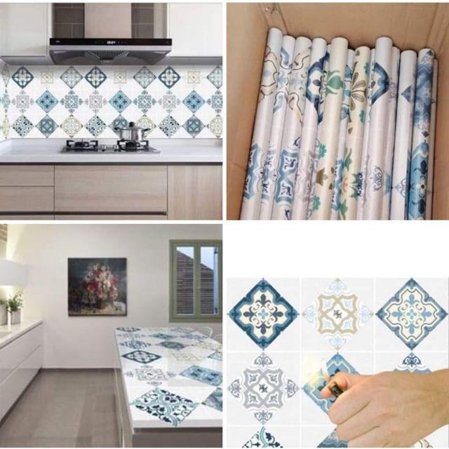 Decal dán bếp tráng nhôm cách nhiệt