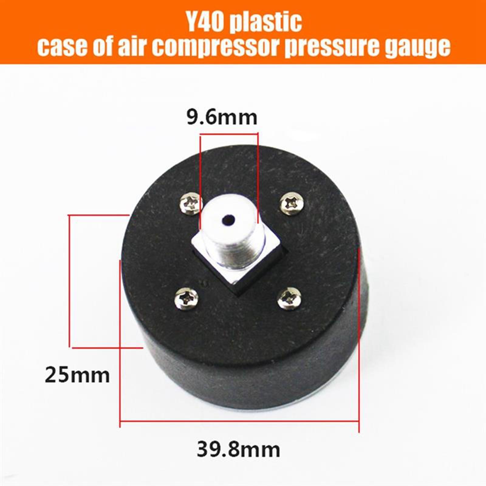 Pressure Gauge 1/8" NPT Bottom Mount Easy to Read Reliable Durable for Air