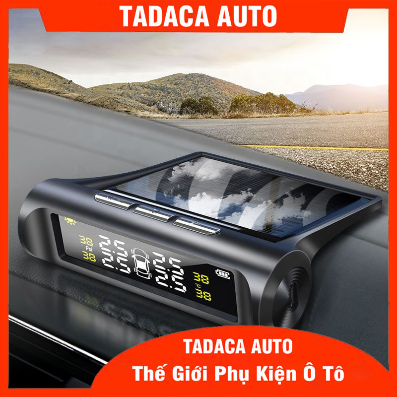 Bộ Cảm Biến Áp Suất Lốp Van Ngoài Cho Ô Tô, Xe Hơi