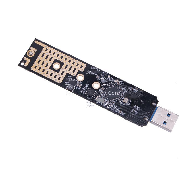 Giao thức nvme kiểu mới nhất SSD sang USB3.1 TYPE-A thẻ bộ điều hợp ổ cứng không dây nội tuyến Giao diện M.2 type-c