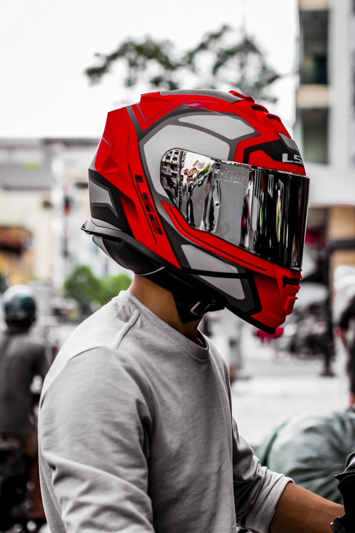 Mũ Bảo Hiểm Fullface Hai Kính LS2 FF800 Storm