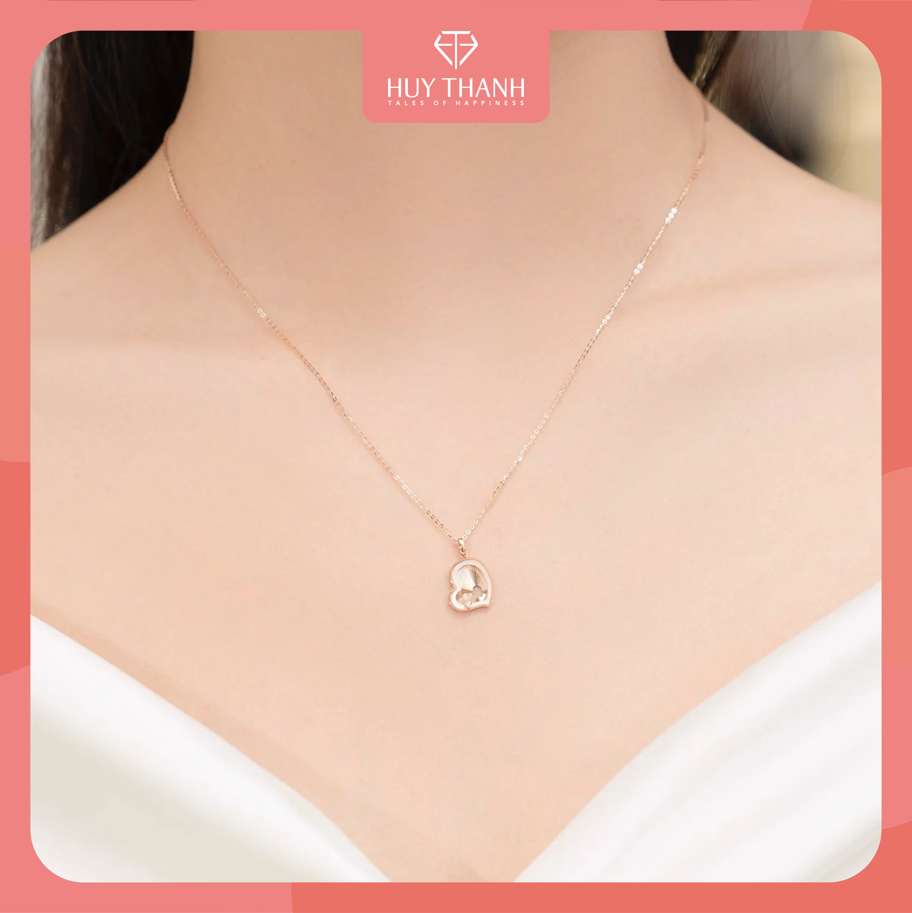 Dây Chuyền Vàng 18K DCZ001 Huy Thanh Jewelry