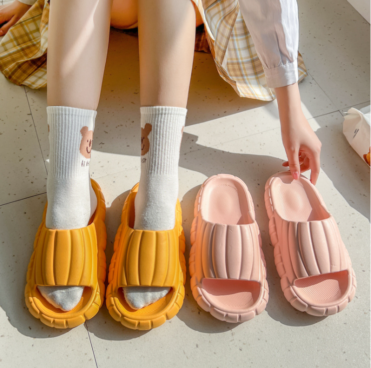Dép bánh mì pastel thời trang Hàn Quốc cao cấp đi chơi đi trong nhà êm chân chống trượt giá rẻ cho nam nữ
