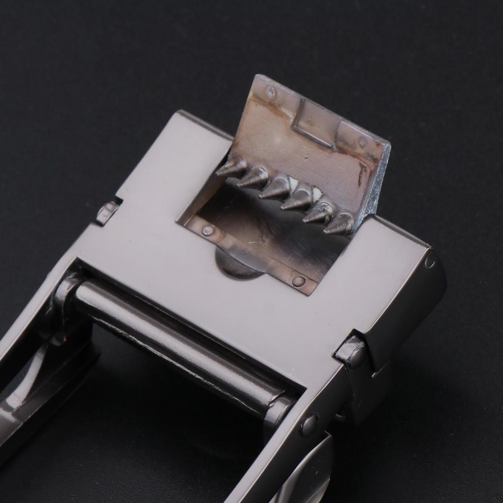 Men Alloy Leather Belt Automatic Buckle Replacement for Leather Belt Strap 3.5cm Wide
