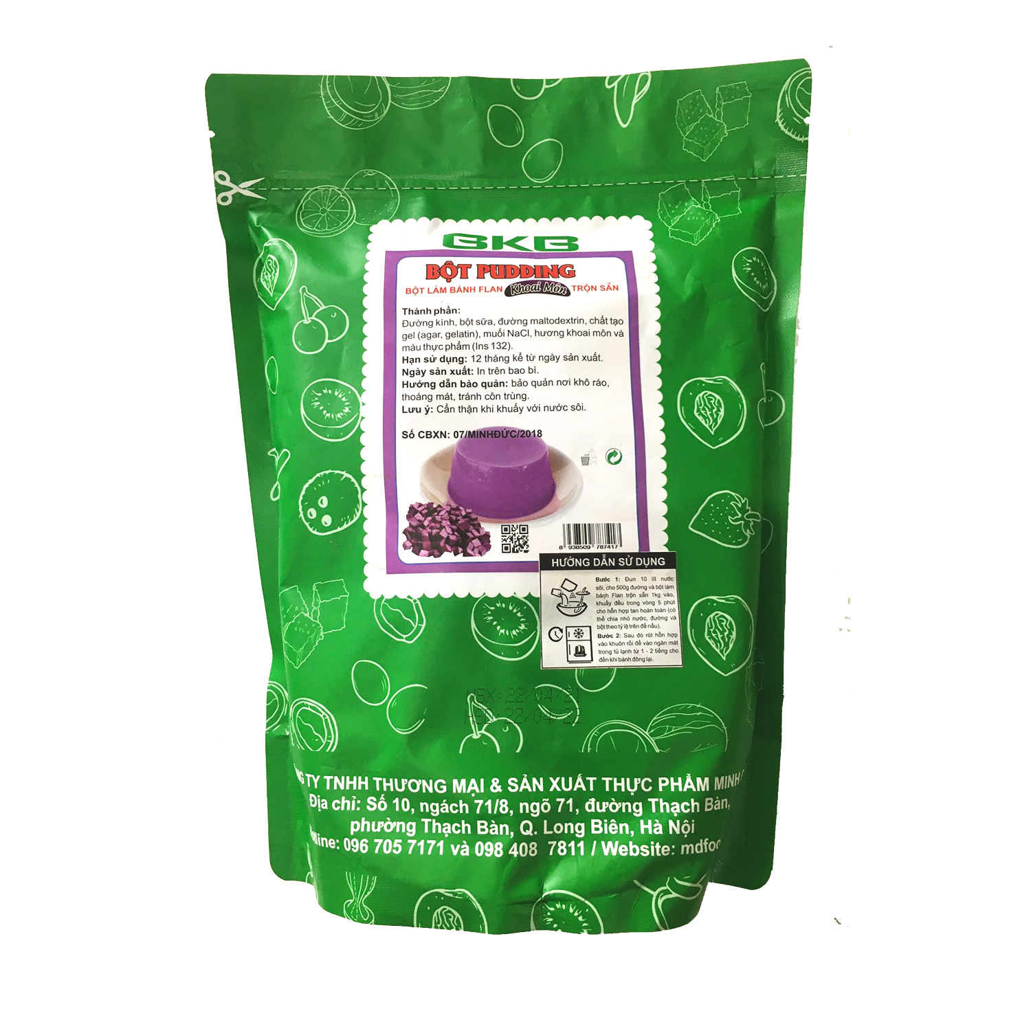 Bột pudding các vị