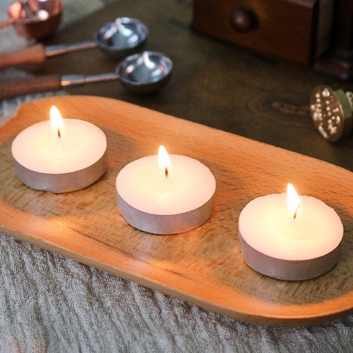 Combo 10 vỏ nến tealight kim loại dùng làm nến thơm cao cấp