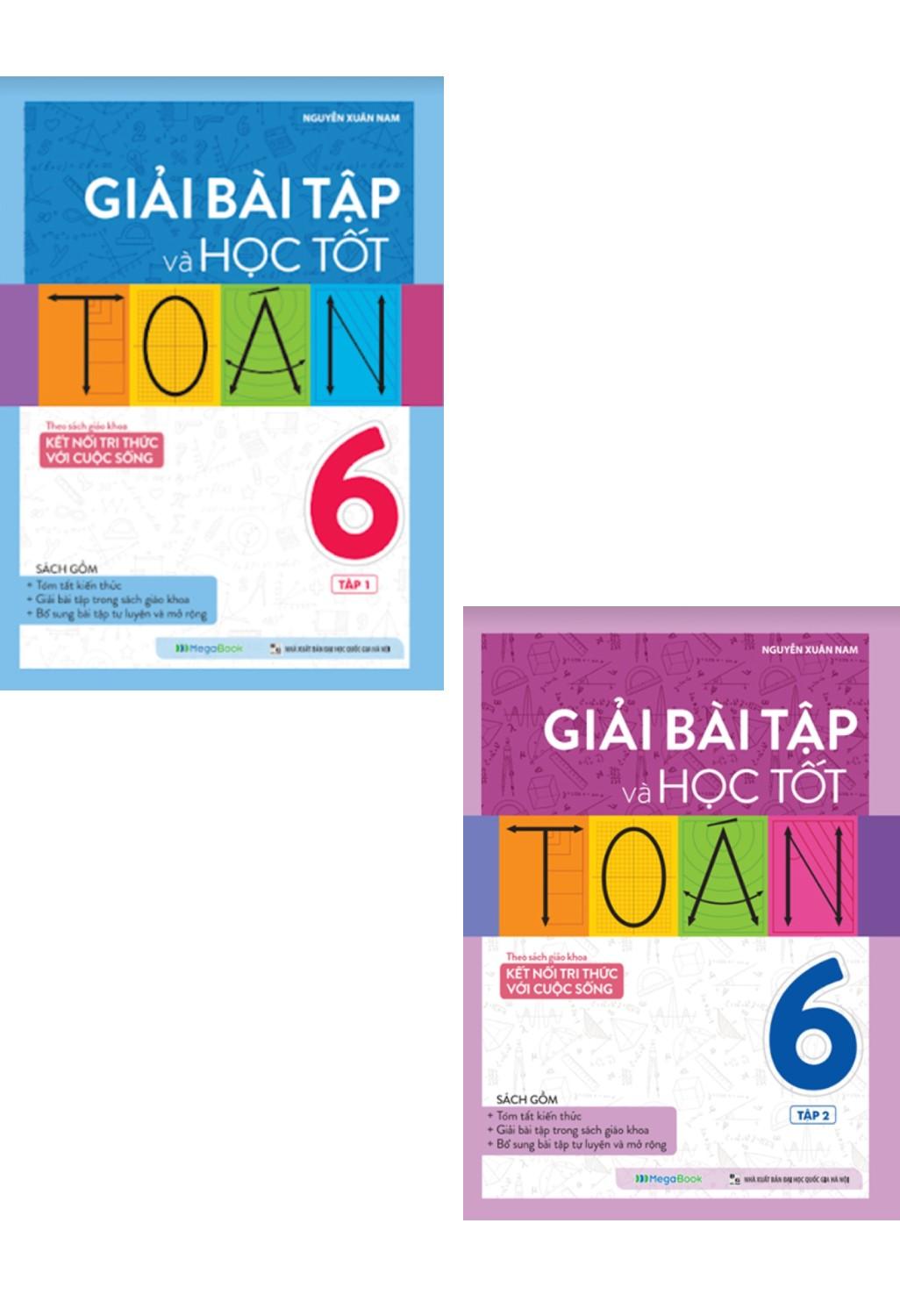 Combo Giải Bài Tập Và Học Tốt Toán 6 - Tập 1+2  - MEGA