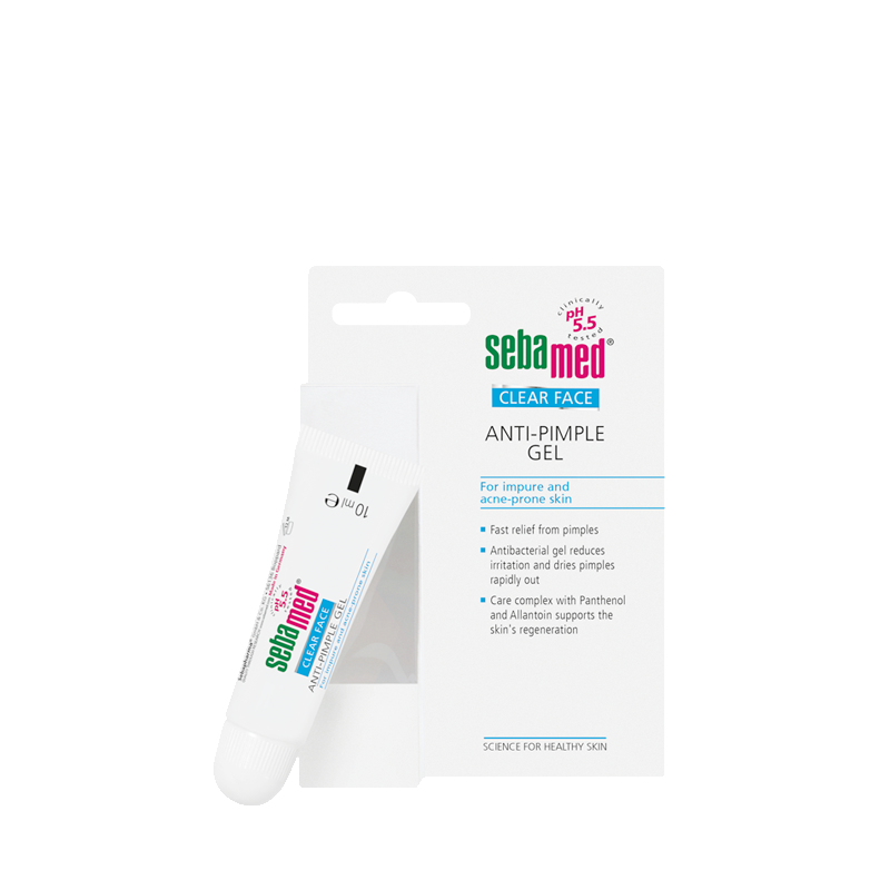 Sebamed Gel Giảm Mụn Kháng Khuẩn &amp; Làm Dịu Da Clear Face Anti-Pimple pH5.5 10ml