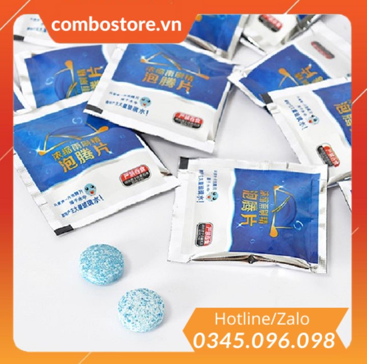 Combo 3 Viên sủi vệ sinh kính chắn gió xe hơi tiện dụng loại tốt giá rẻ