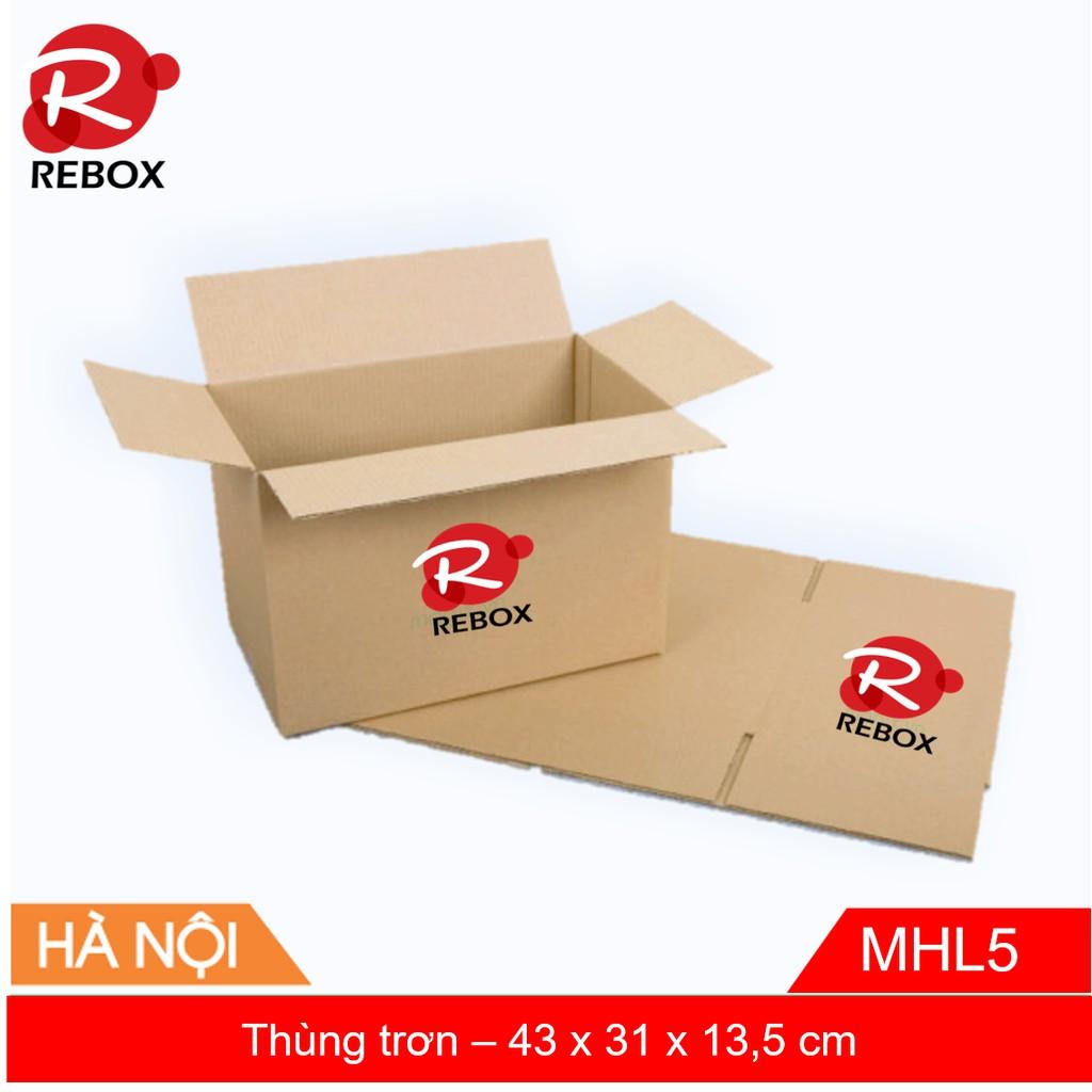 Hộp 43x31x13,5 cm - Combo 10 thùng carton siêu dày giá xưởng