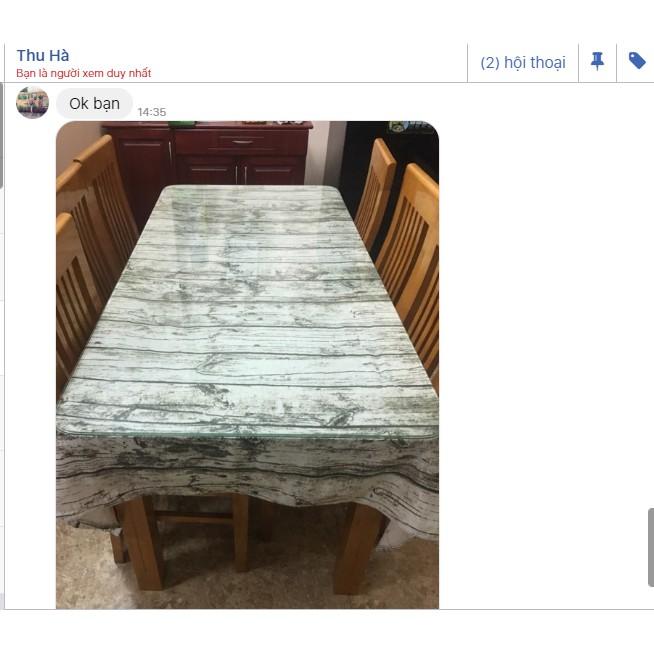 KHĂN TRẢI BÀN LAN DECOR TB209 HỌA TIẾT VÂN GỖ XÁM DÀNH CHO BÀN TIỆC