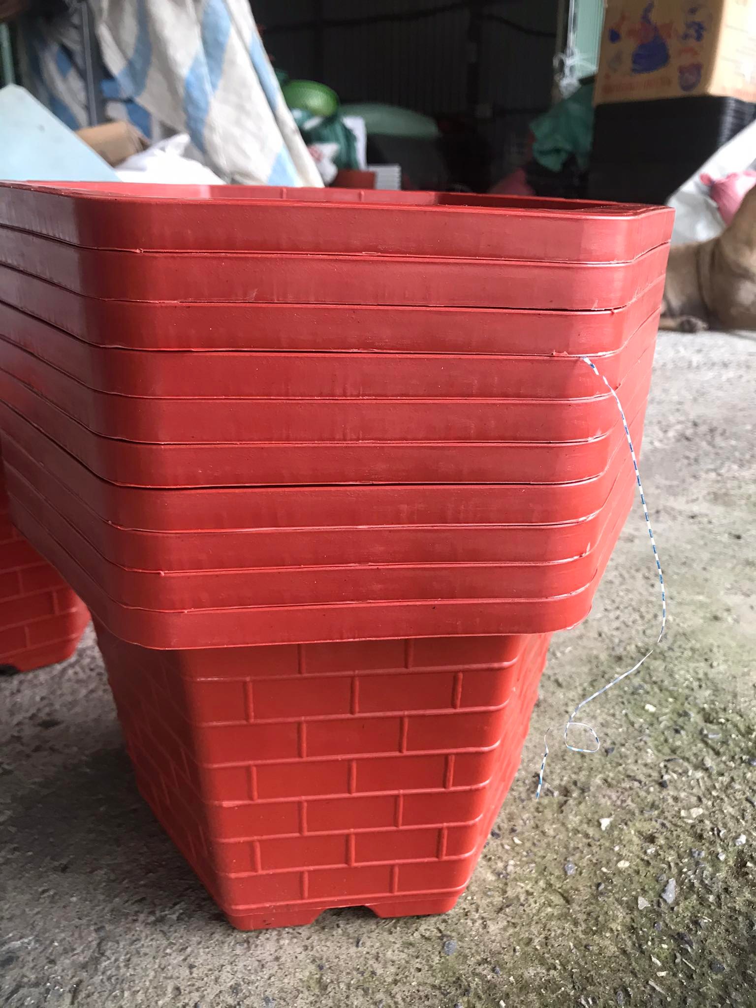 10 Chậu nhựa trồng cây lục giác FA350 cao 21 cm x rộng 28cm