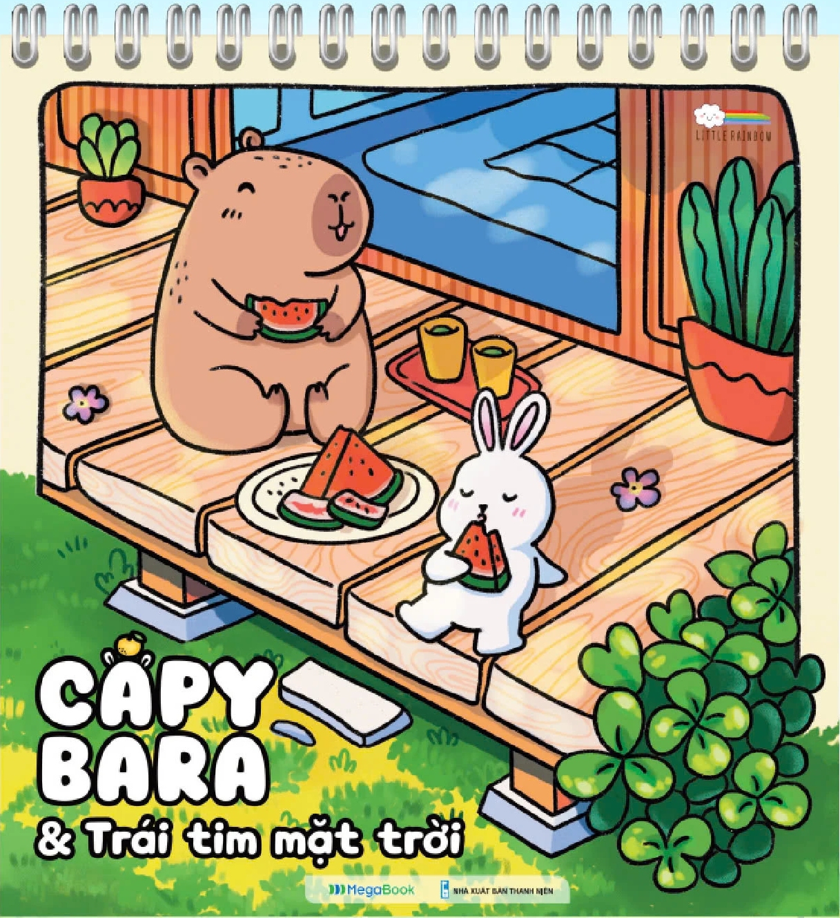 Sách Tô Màu Chữa Lành - Capybara - MEGA
