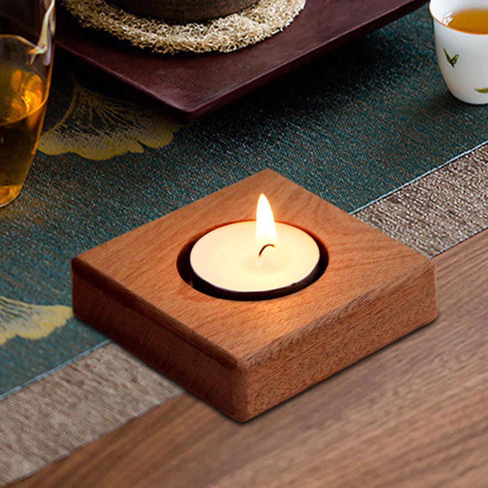Wooden Candle Holder Tealight Holders Votive Candle Holders for Holiday