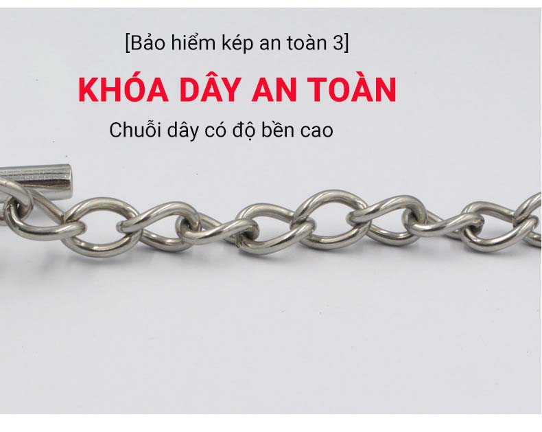 Chốt Cửa Chống Trộm Có Dây Xích KUNBE An Toàn Dạng Trượt Chắc Chắn Bảo Vệ Tốt Ngôi Nhà Của Bạn