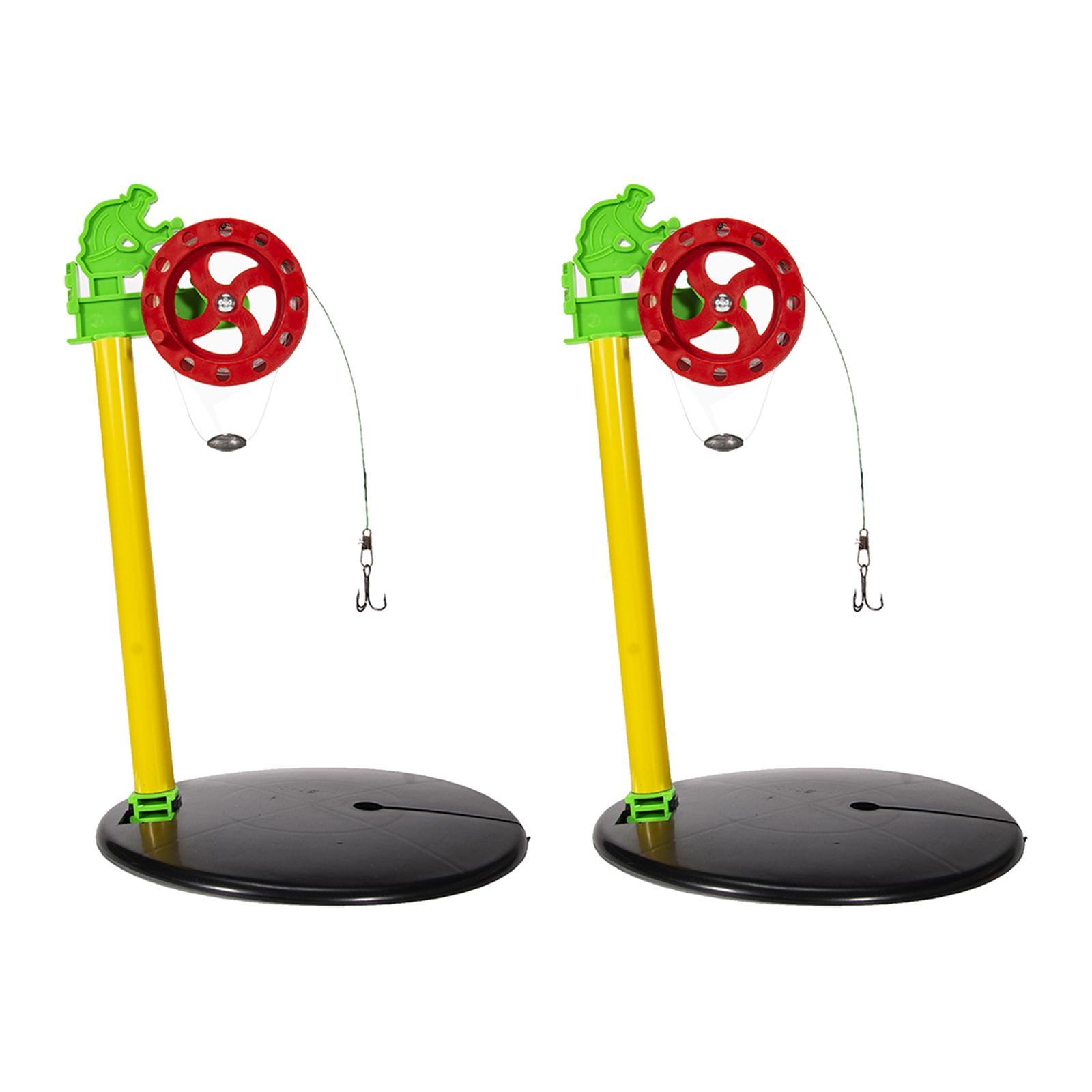 Portable Ice Fishing Rod Tip Marker Pole Equipment With hook pendant