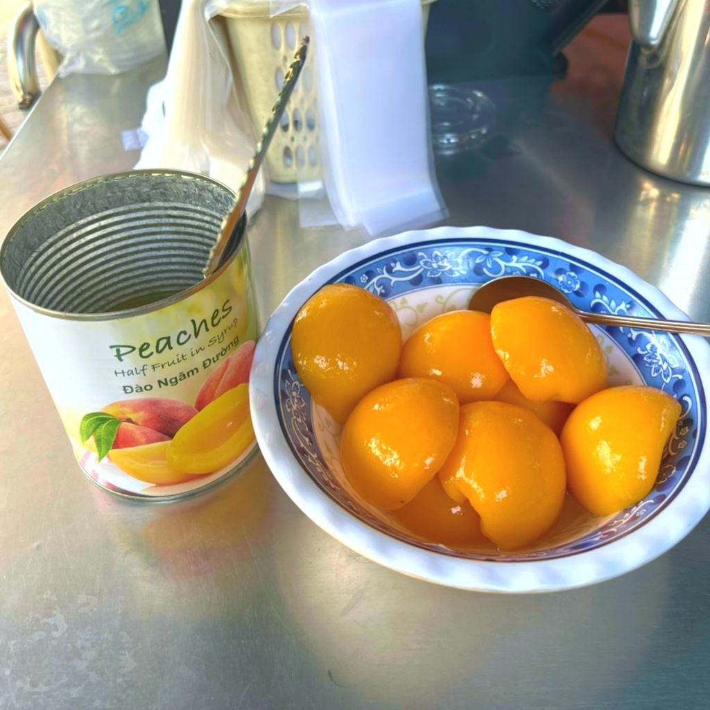 Đào ngâm đóng hộp Nam Phi 825G