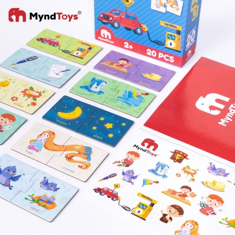 Đồ Chơi Giáo Dục Myndtoys My First Puzzle – Dynamic Duo Dành Cho Các Bé Trên 2 Tuổi