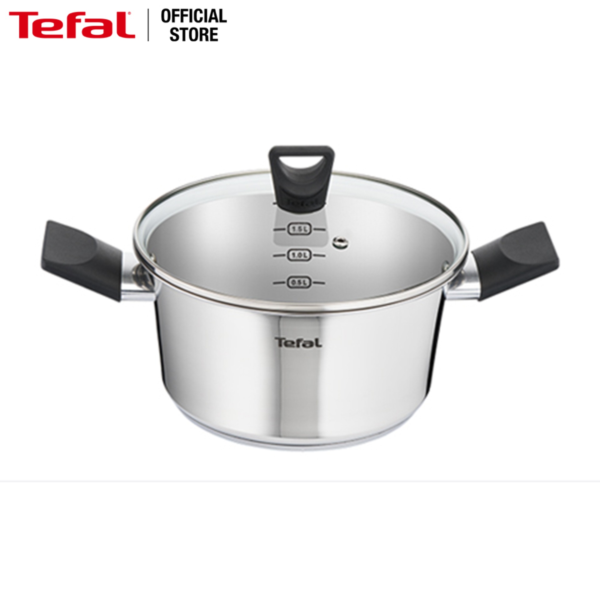 Nồi inox Tefal Simpleo B9054495 20cm (Trắng) - Hàng chính hãng