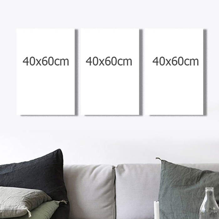 Bộ 3 Tranh Treo Tường Phòng Khách "Hoàng Hôn" - W165