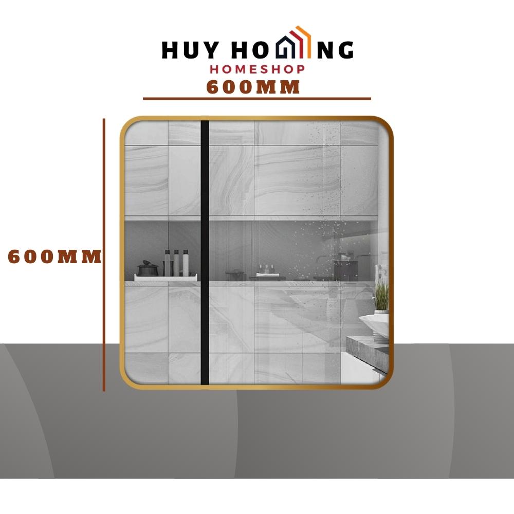 Gương soi hình vuông khung viền nhôm GLSMIRROR F11S20