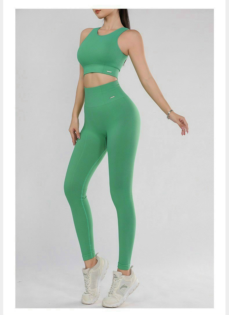 Đồ Tập Yoga Gym Nữ Dệt Kim Có Đệm Chống Sốc Ngực